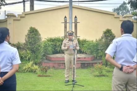 สพอ.หนองจิก ร่วมกิจกรรมปกป้อง​และ​เทิดทูน​สถาบัน​ (เคารพธงชาติ)